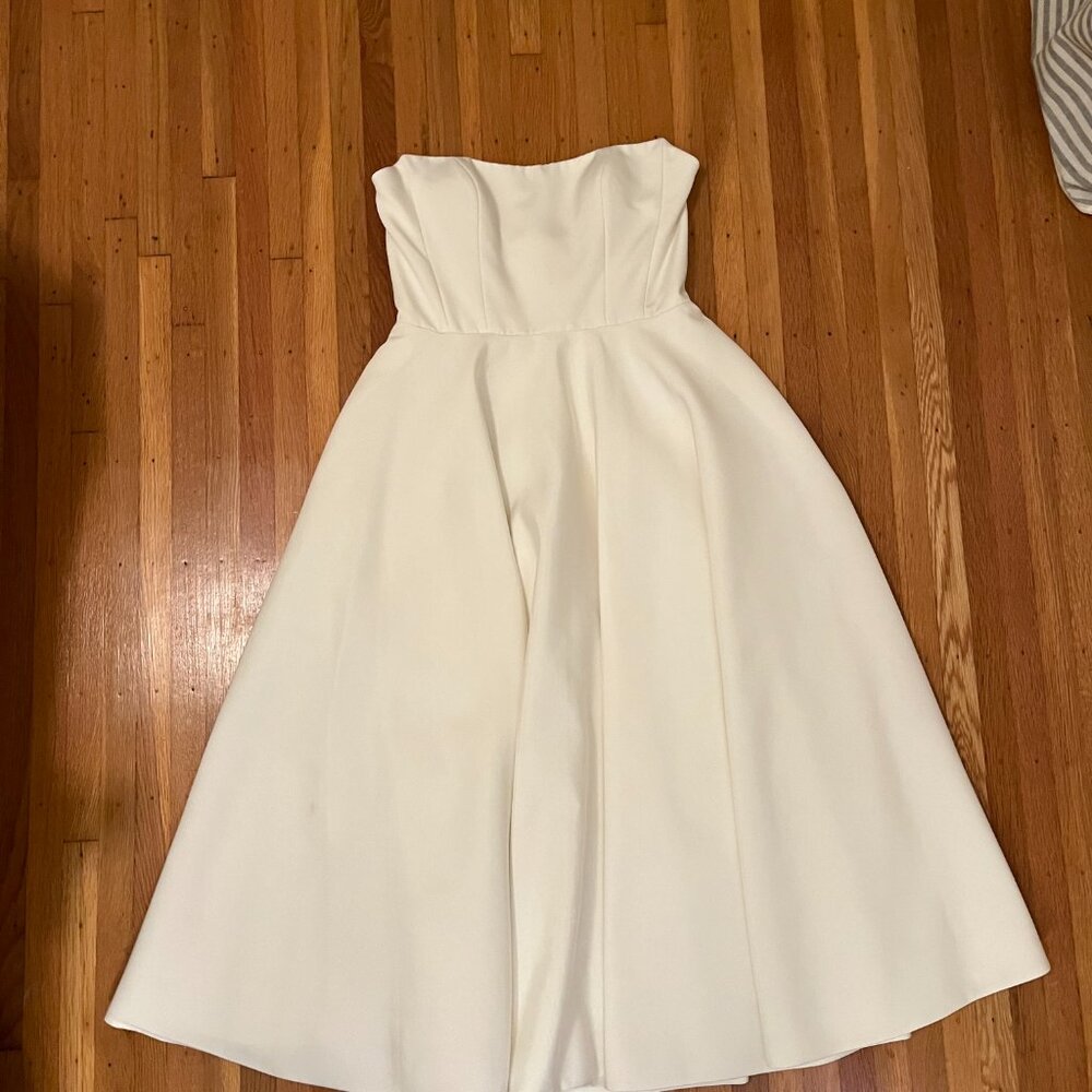 Jenny Yoo Carrie Dress, Size 10, Ivory (Orig. $425) - Picture 6 of 12